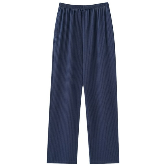 Plebaso Womens Plus Size Pajama Pants Elastic High Waist Lounge Pocket Pants Comfort Sleepwear Pants