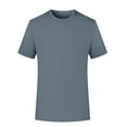 thumbnail image 1 of Plebaso Workout Shirts for Men Quick Dry Stretch Athletic T-Shirts Casual Short Sleeve Solid Color Tee, 1 of 6