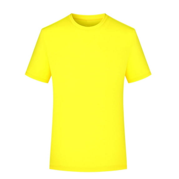 Plebaso Workout Shirts for Men Quick Dry Stretch Athletic T-Shirts Casual Short Sleeve Solid Color Tee