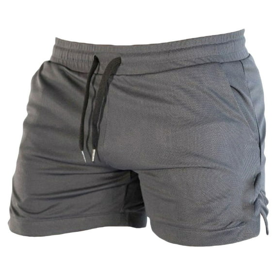Plebaso Workout Shorts for Men Gym Drawstring Running Shorts Breathable Training Mens Athletic Shorts