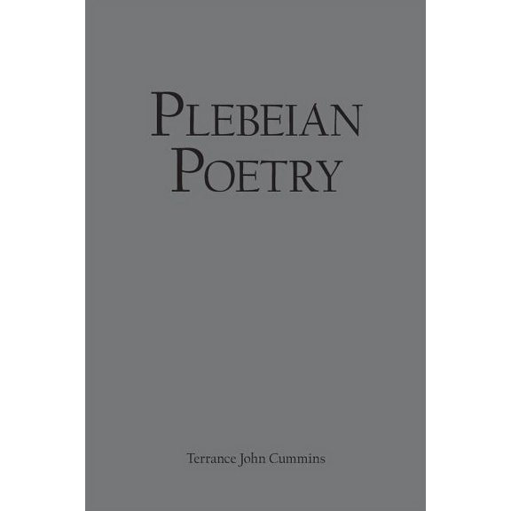 Plebeian Poetry, (Paperback)