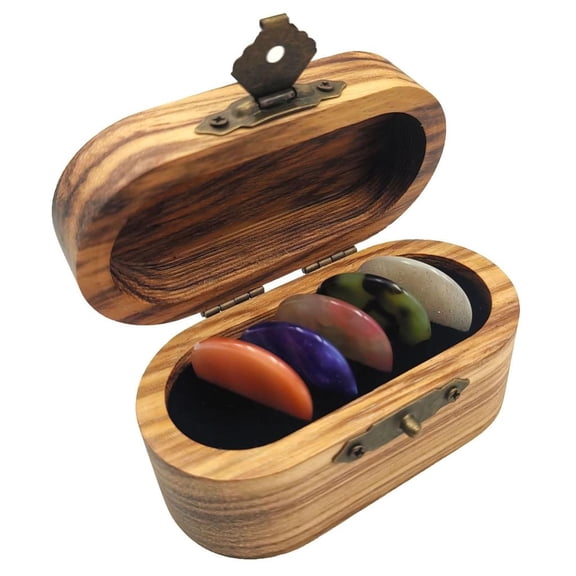 Plectrum and Box Set Resin Wood Texture for Beginners Professionals Acoustic