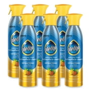 (6 pack) Pledge® Everyday Cleaner™ Multi Surface Antibacterial Cleaner, Aerosol, Fresh Citrus, 9.7 oz