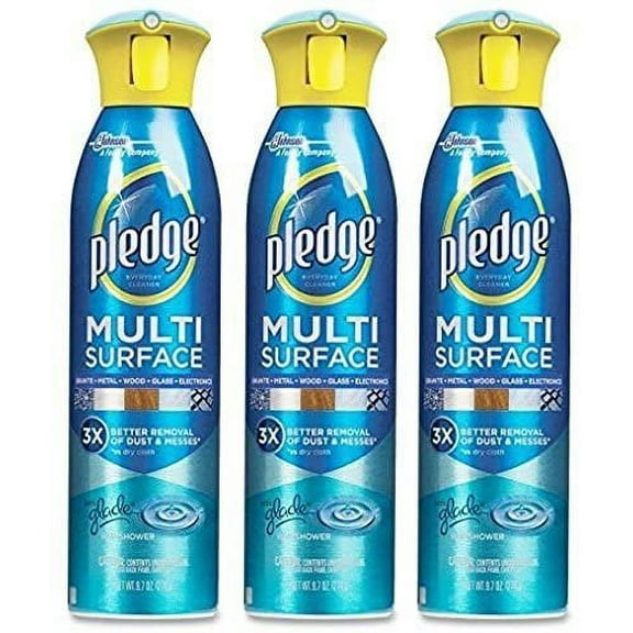 Pledge Multi Surface Spray Cleaner - Rainshower Scent - 9.7 oz