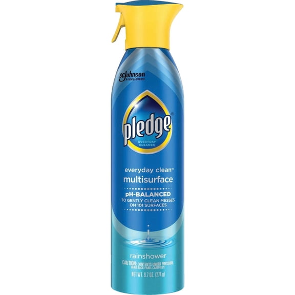 Pledge Everyday Clean Multi Surface Cleaner Spray - pH Balanced, Rainshower Scent - 9.7 oz