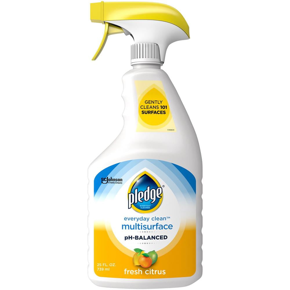 Pledge Everyday Clean pH-Balanced Multisurface Cleaner - 25 fl oz (0.8 quart) - Fresh Citrus ScentTrigger Bottle - 6 / Carton - pH Balanced, Pleasant Scent - White Pledge Everyday Clean pH-Balanced Multisurface Cleaner - 25 fl oz (0.8 quart) - Fresh Citrus ScentTrigger Bottle - 6 / Carton - pH Balanced, Pleasant Scent - White