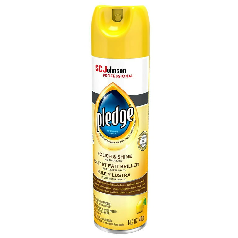 Pledge Wood Floor Cleaner Liquid, Shines Hardwood, Removes Dirt, Safe and  Gentle, Lemon, 27 fl oz - Pack of 3