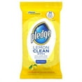 Pledge Lemon Wipes, 24 Count