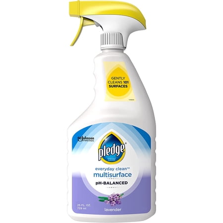Pledge Multi Surface Cleaner Everyday Clean Trigger Spray 25 oz. Lavender, 3 Pack