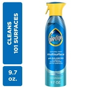 Pledge® Multi Surface Cleaner, Everyday Cleaner™, Aerosol, Rainshower Scent, 9.7 oz