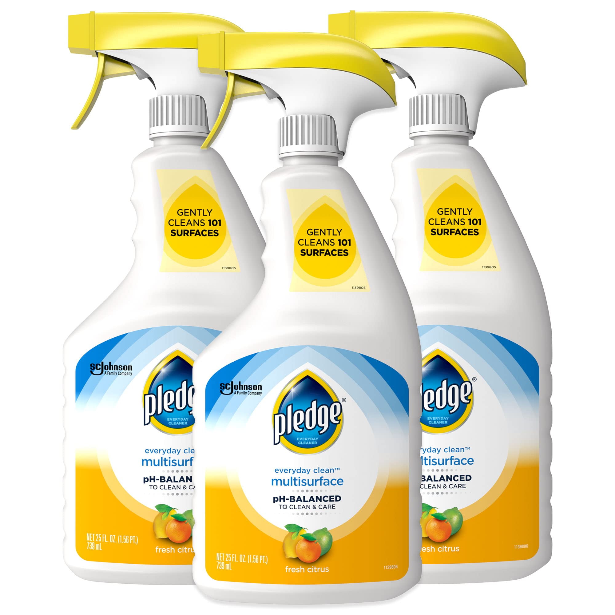 Pledge Multi Surface Cleaner Spray for Most Hard Surfaces, Everyday