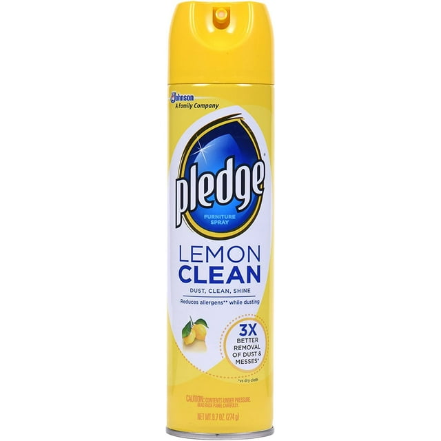 Pledge Multisurface Cleaner Spray, Works on Leather, Granite, Wood, and