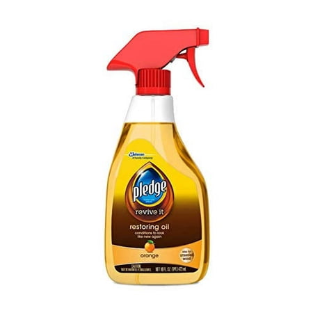 Pledge Revive It Restoring Oil, Orange 16oz (3-Pack, Packaging May Vary)