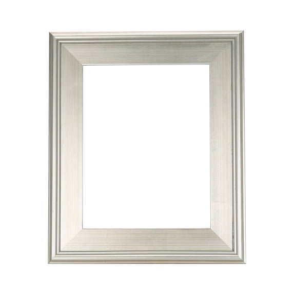 Creative Mark Plein Air Style Frame, Hand Leafed Silver 9x12" - 10 Pack - 2.75" Wide Moulding with 1/2" Rabbet Depth, No Glass or Backing, Museum Quality, For Art Panels, Stretched Canvas & Pictures