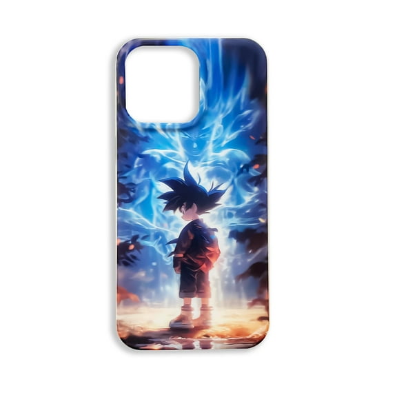 Plena Choice Anime Phone Case Menhera-kun, Goku, Gundam, Luffy High-Definition Design, Compatible with iPhone 12-15, Durable Protection