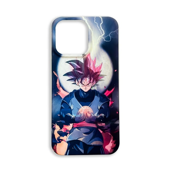 Plena Choice Anime Phone Case Menhera-kun, Goku, Gundam, Luffy High-Definition Design, Compatible with iPhone 12-15, Durable Protection