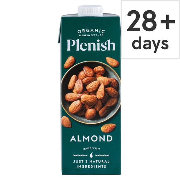 Plenish Organic Almond Longlife Dairy Free Drink 1L Imported from Britain