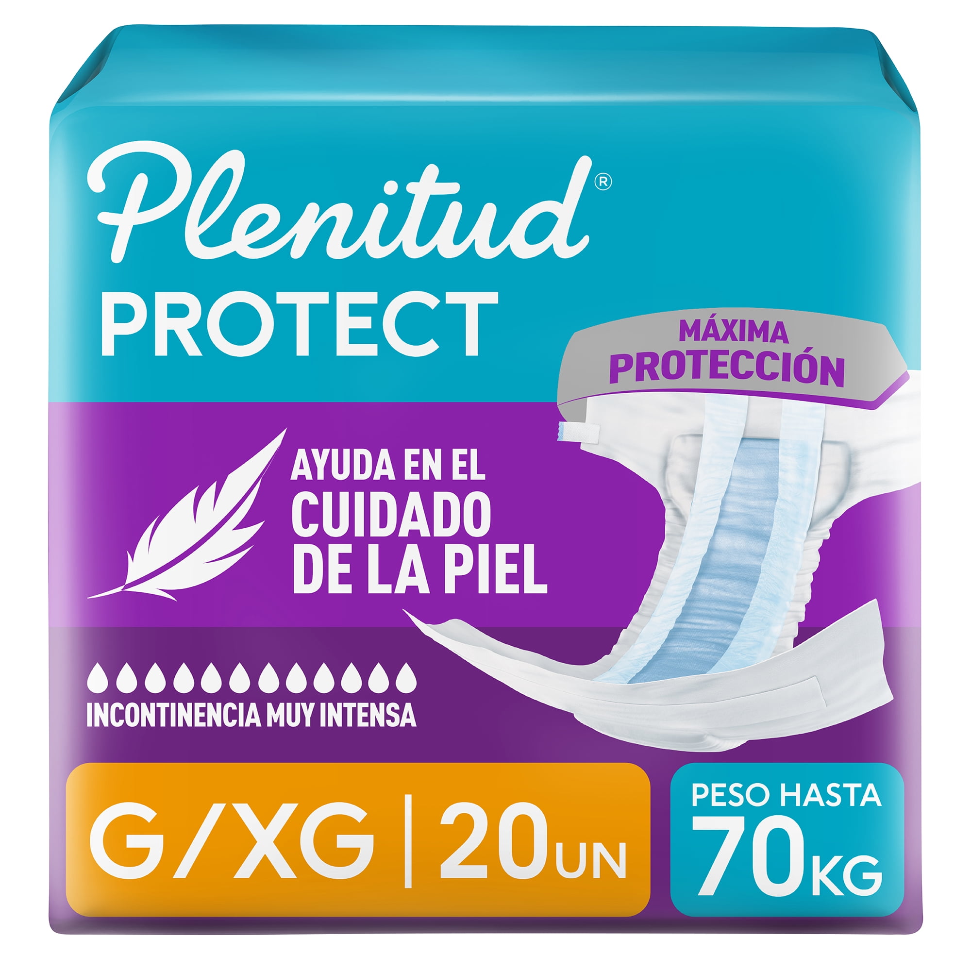 Plenitud Protect Unisex Incontinence Adult Diapers with Odor Control ...