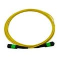 thumbnail image 1 of Plenum Fiber Optic Cable, MTP & MTP, Singlemode, Duplex, 12 Strand, 40 & 100 Gbps, 9 by 125, 3 m, 1 of 1