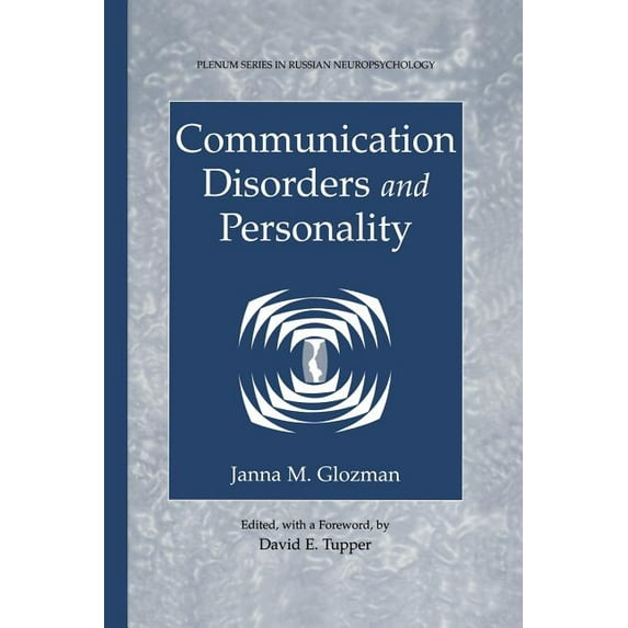 Plenum Russian Neuropsychology Communication Disorders and Personality, Book 2, (Paperback)