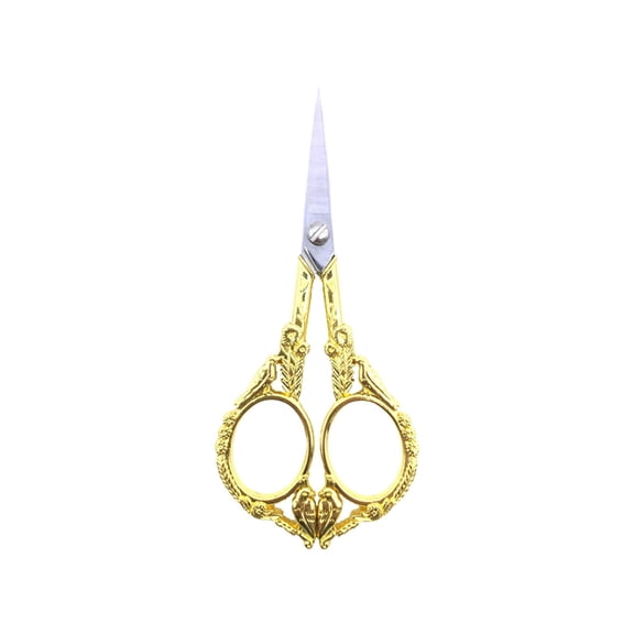 Plertrvy 12X5.5X2Cm Embroidery Scissors Sewing Embroidery Scissors Small Vintage Sharp Detail Shears For Craft Artwork Needlework Yarn Handicraft Diy Tool Thread Snips Clearance (D@1102)