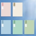 thumbnail image 1 of Plertrvy A5 Color Notebook, Hardcover Lined Journal, Thick Paper College Ruled Notebook, Daily Note Taking Planner (Assorted Pastel), 1 of 4