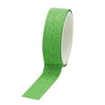 thumbnail image 1 of Plertrvy Clearance 1 Roll Glitter Washi Tape Diy Decorative Colored Tape Sticky Craft Tape Self Adhesive Glitter Tape For Scrapbooking And Paper Crafts Craft Gold Powder Glitter Tape Green(Green@0472), 1 of 2