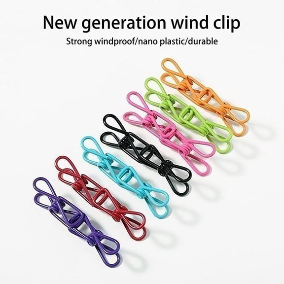Plertrvy Clearance 20 Pack Assorted Chip Bag Clips Utility Pvc 2 Inch Coated Colorful Sealer for Sealing Food Paper Holder Clip for Laundry Hanging Kitchen Bags Multipurpose Clothes Pins, 20 Clips