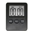 thumbnail image 1 of Plertrvy Clearance Digital Timer Reminder Alarm Lcd Cooking Clock Kitchen Large Count-Down Up Loud Mini Timer Black, 2001(Black@0529), 1 of 3