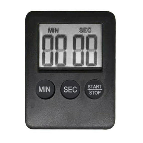 Plertrvy Clearance Digital Timer Reminder Alarm Lcd Cooking Clock Kitchen Large Count-Down Up Loud Mini Timer Black, 2001(Black@0529)