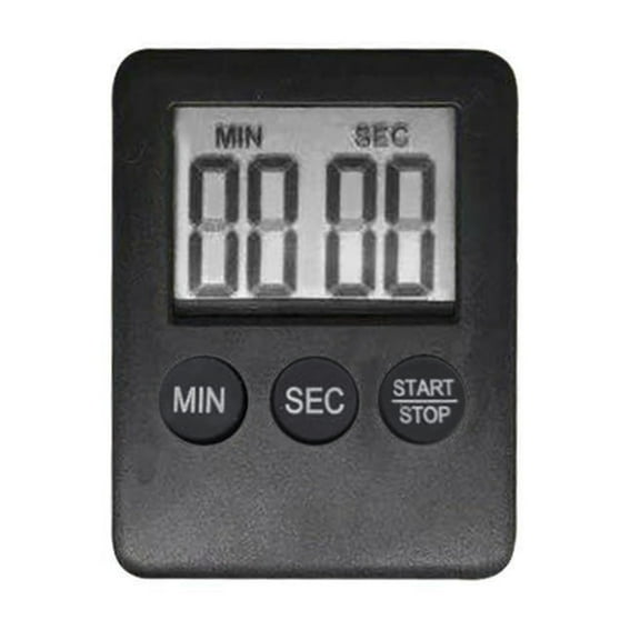 Plertrvy Clearance Digital Timer Reminder Alarm Lcd Cooking Clock Kitchen Large Count-Down Up Loud Mini Timer Black, 2001(Black@0529)