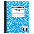 thumbnail image 1 of Plertrvy Composition Notebook, Wide Ruled Composition Book, Marble Composition Notebooks for Note Taking, 30 Sheets/60 Pages, Hard Cover, Sewn Binding, Classroom Must Haves #002, 1 of 10