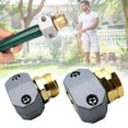 thumbnail image 1 of Plertrvy Garden Hose Fittings Aluminum Female And Male With Clamp Water Hose End Connector Fit 3/4 inch And 5/8 inch Garden Hos, Faucet Hardware Clearance on Sale, 1 of 9