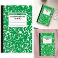 thumbnail image 1 of Plertrvy Marble Composition Notebook, A5 Notebook, 30 Sheets/60 Pages, Green, 1 of 8