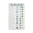 thumbnail image 1 of Plertrvy Hot Sale! Chore Chart For Adults Boards To Do List Rv Checklist Board Portable Chores Chart For Multiple Kids Detachable Plastic Diy Message Home Travel Planning Reminder Chart, 1X Time Clock, 1 of 9