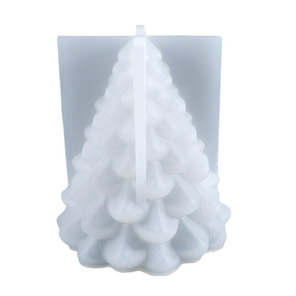Plertrvy Hot Sale! Christmas Tree Silicone Resin Mold 3D Tree Epoxy Mold Diy Tree Light Container Casting Mold Christmas Tree Bedroom Lamp Mould For Christmas Tree Diy Craft Making, 1Pcs Mold