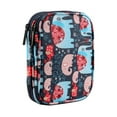 thumbnail image 1 of Plertrvy Hot Sale! Crochet Hooks Case Empty Zipper Bags Portable Travel Crochet Storage Bag Organizer with Pocket and Crochet Holder Slots For Carrying Various Crochets Needles, 1 Tool Kit, 1 of 9