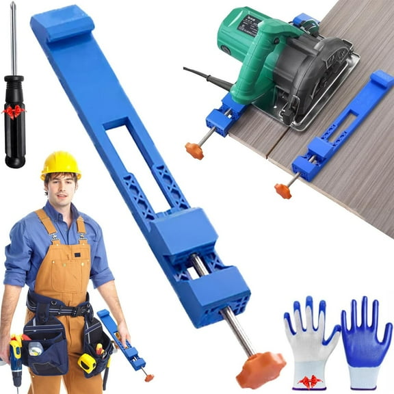 Plertrvy Adjustable Cutting Machine Base Circular Positioning Clamp Precision Wood Cutting Woodworking Tools Specially Designed For Precision Cutting And Tasks, Adjustable Cutting Machine Tool