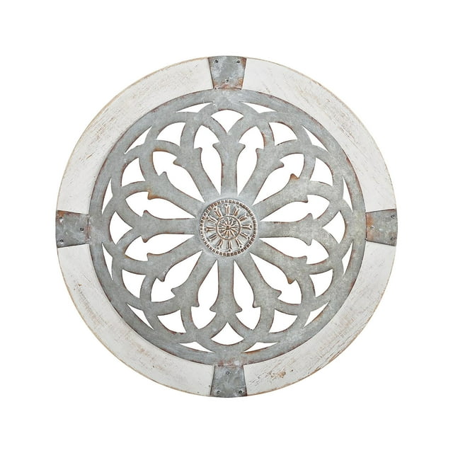 Plertrvy Round Wall Art Metal Decorative Wall Medal (Acrylic