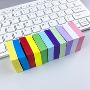 Plertrvy Sticky Notes Mini Ins Self-Adhesive Sticky Notes Index Stickers Sticky Note, 11 Pack Sticky Notes 1.5*1.5In 11 Colors Post Self Sticky Notes For Officework Home Sch Meeting 100 Sheets