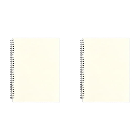 Plertrvy Yellow 2 Pack A6 Notebook, Back to Study Notebook for Students, Classroom Notes, Office and Home Study