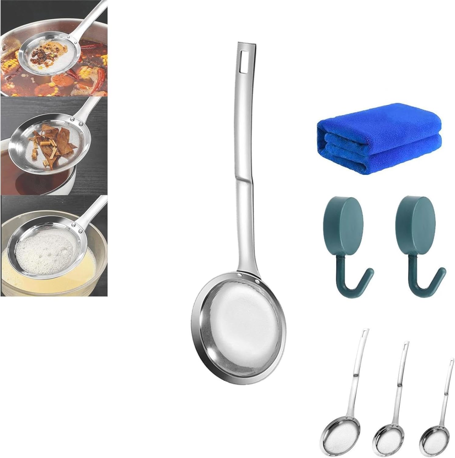 Pleteffect Colander, Pleteffect Fine Mesh Stainless Steel Colander ...