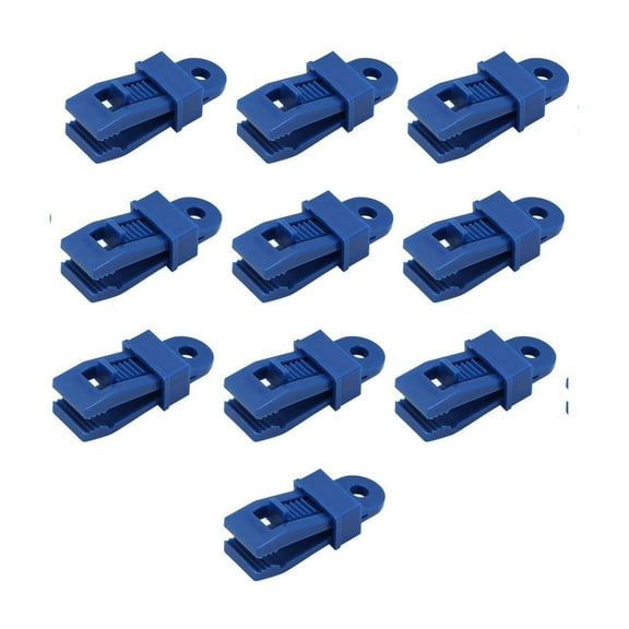 Pleteffect Tarp Clips Net Buckle Tarp Clamps Heavy Duty Clips Clamp Adjustable Awning Tarp Clamps Tarp & Shade Cloth For Outdoor Camping (10Pcs Mix)