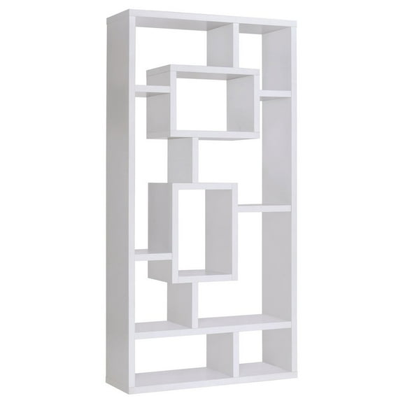 Plethoria Home 10-shelf Open Back Bookcase