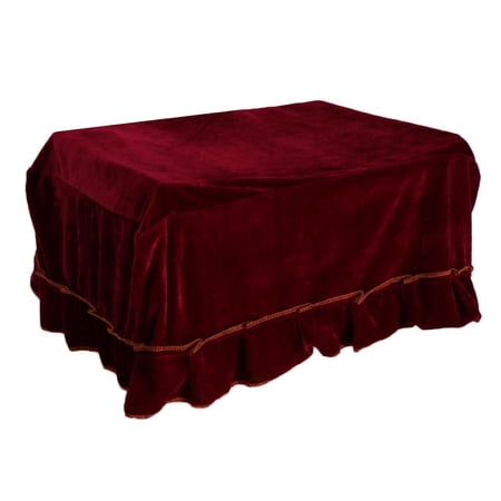 Pleuche Piano Stool Chair Cover Dustproof Cloth For Piano Single Seat