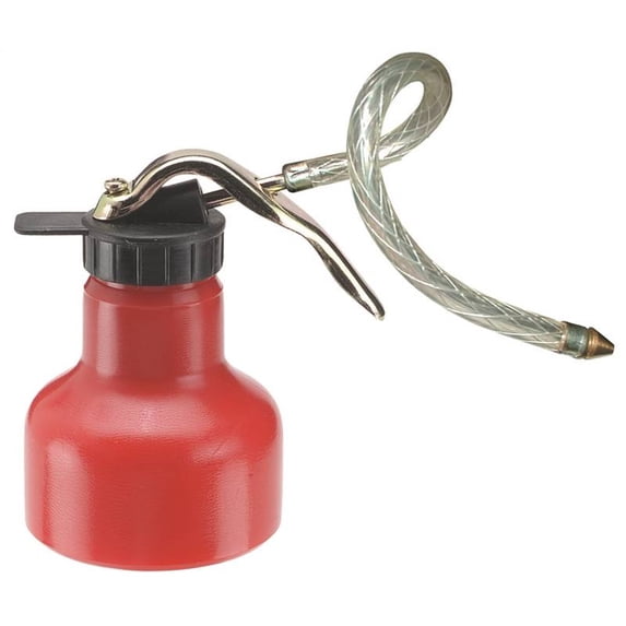 Plews 50-592 Plastic Pistol Oiler With 7.5" Flex Spout, 6 Oz