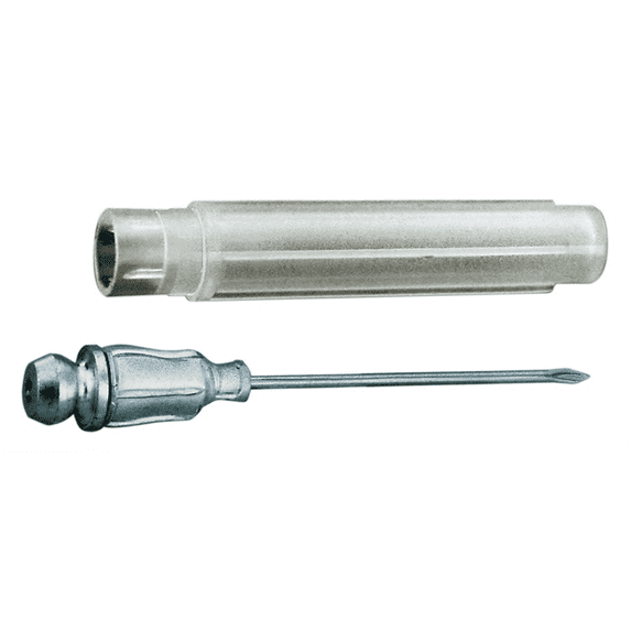 Plews Edelmann GREASE GUN ADAPTER INJECTOR NEEDLE 18GA X 1-1/2IN.