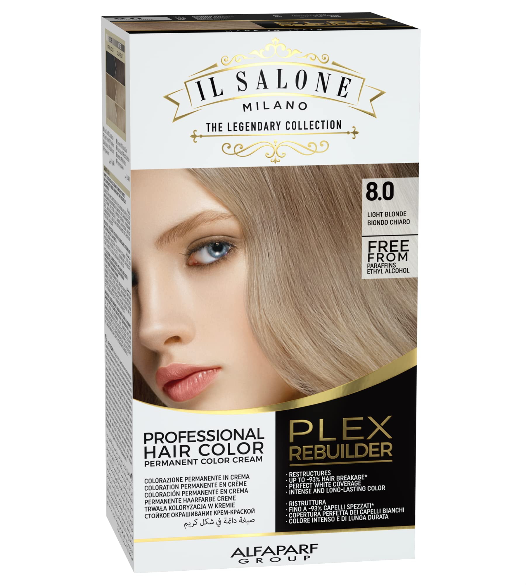 Plex Rebuilder Professional Hair Dye Light Blonde Paraben and