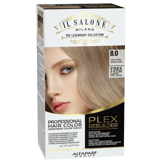 Plex Rebuilder Professional Hair Dye Light Blonde Paraben and