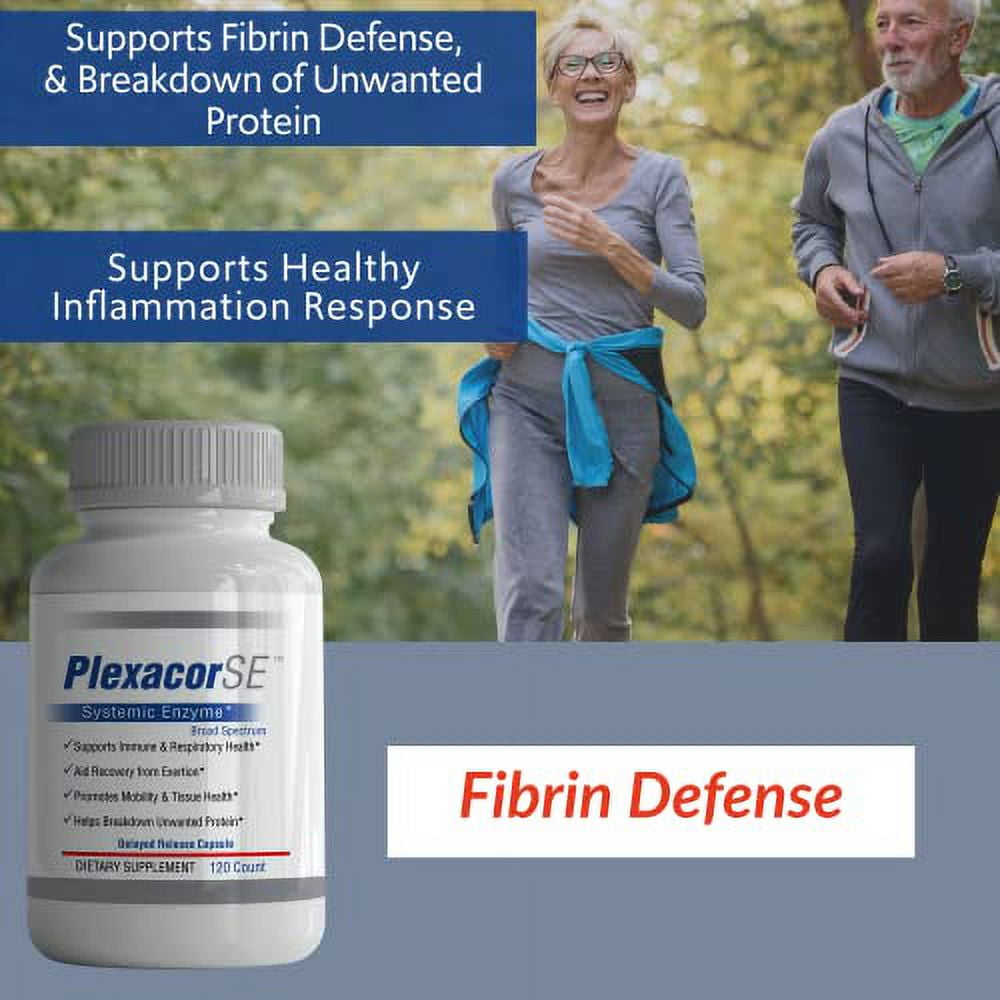 Plexacor Inflammation, Immune & Fibrin Support, with Turmeric